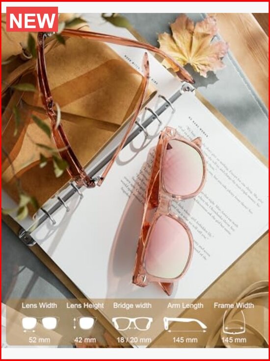 Polarized Square Sunglasses UV400 Protection Lightweight Frame main image 7
